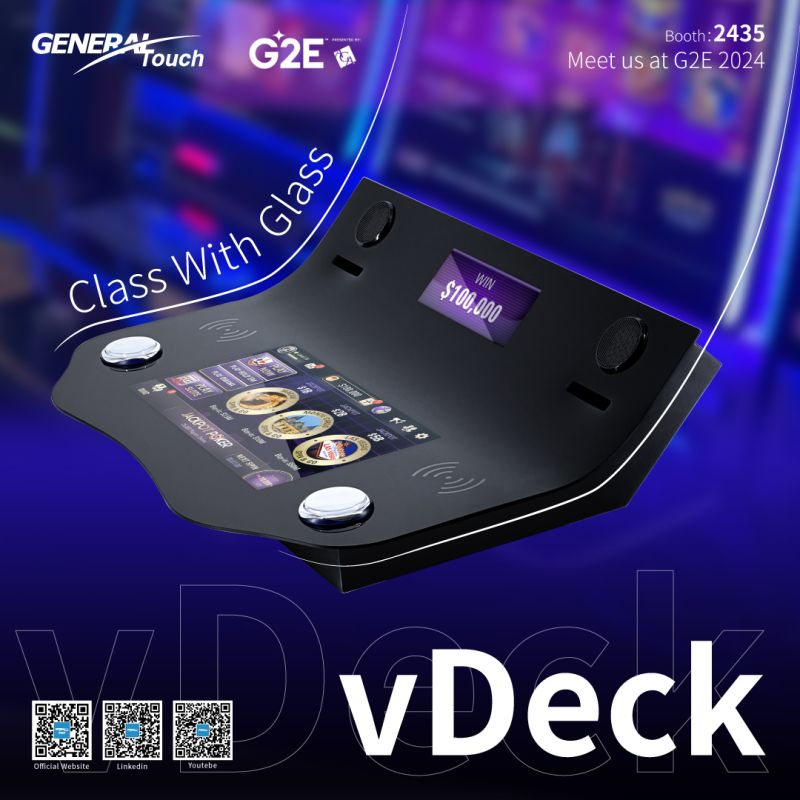 Wow your players with our latest one-piece glass touch deck