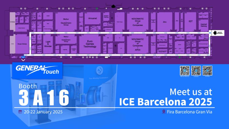 Visit General Touch ICE Barcelona at Hall 3, Booth 3A16, and receive free